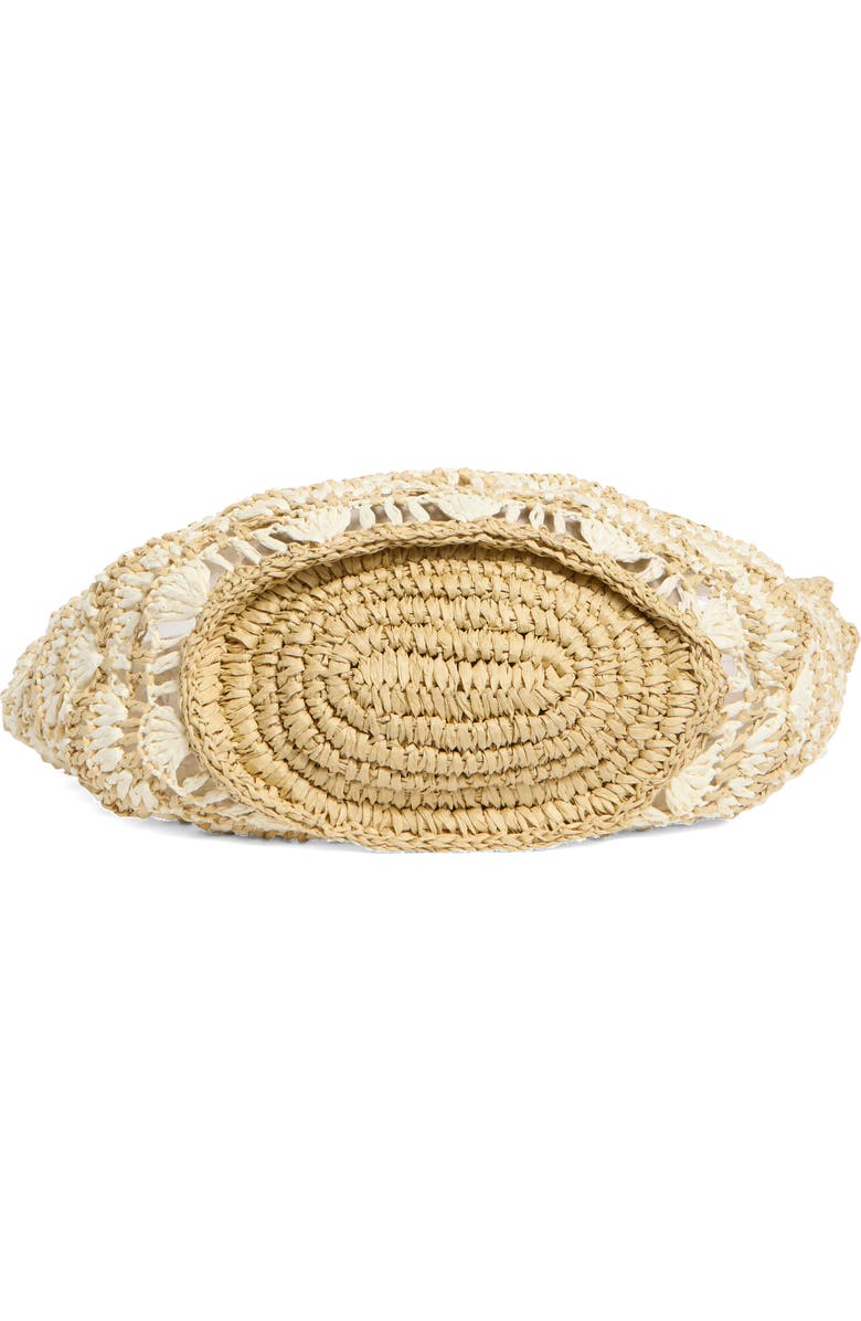 Sam Edelman Laylah Raffia Tote, Alternate, color, Ivory