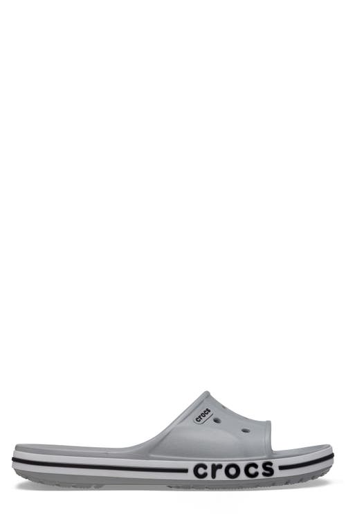 Crocs Bayaband Slide Sandal In Light Grey