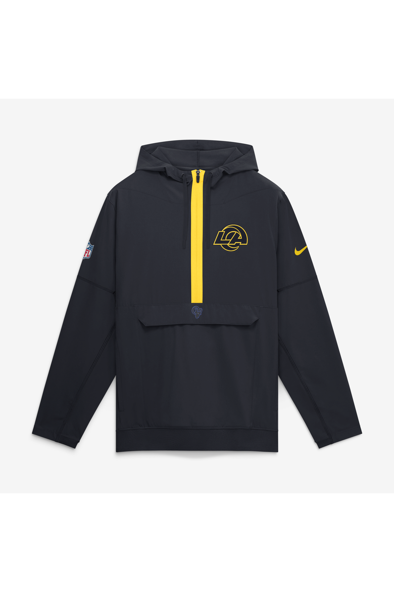 Men's Nike  Dark Blue Los Angeles Rams Rivalries Collection Sideline Anorak Half-Zip Jacket, Main, color, Dark Blue