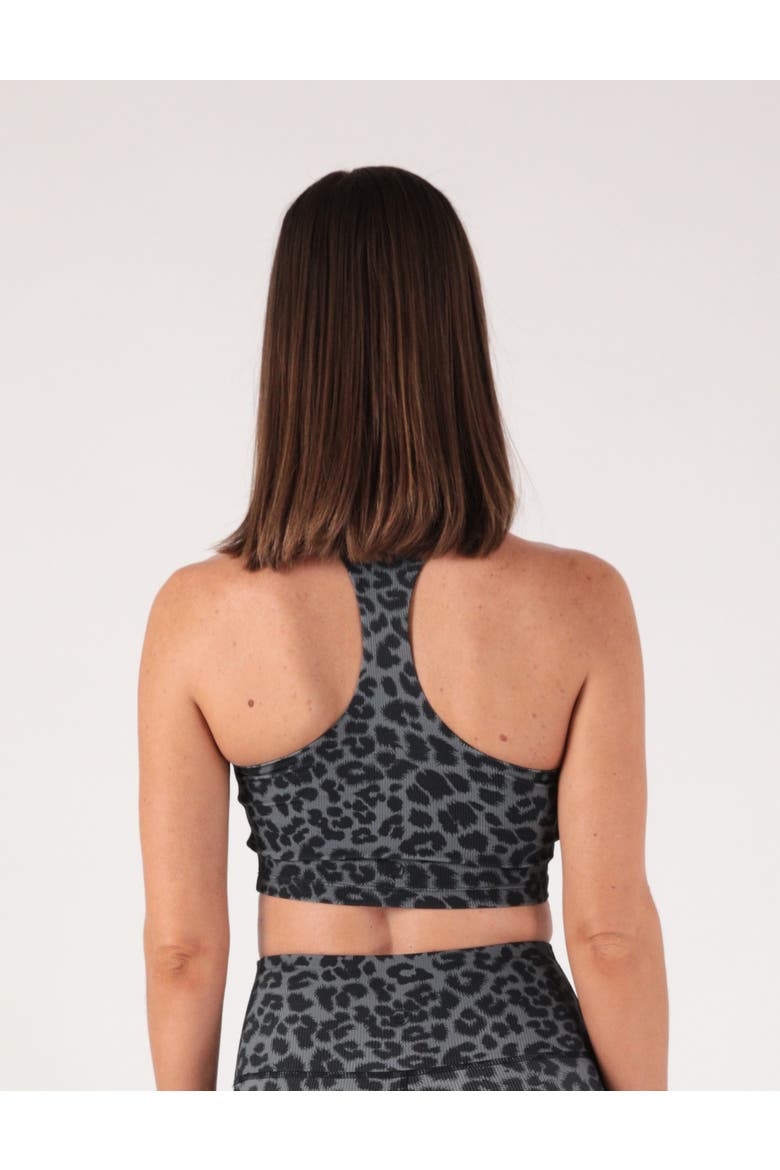 Breakaway Bra, Alternate, color, Black Tonal Leopard Print