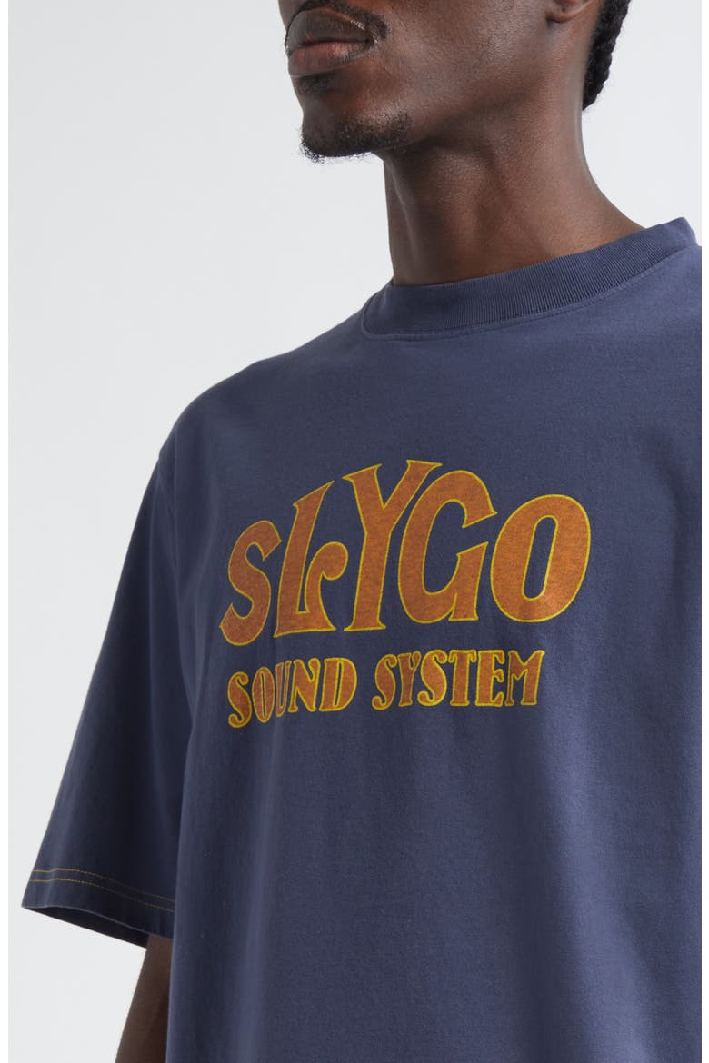 Slygo Graphic T-Shirt, Alternate, color, NAVY
