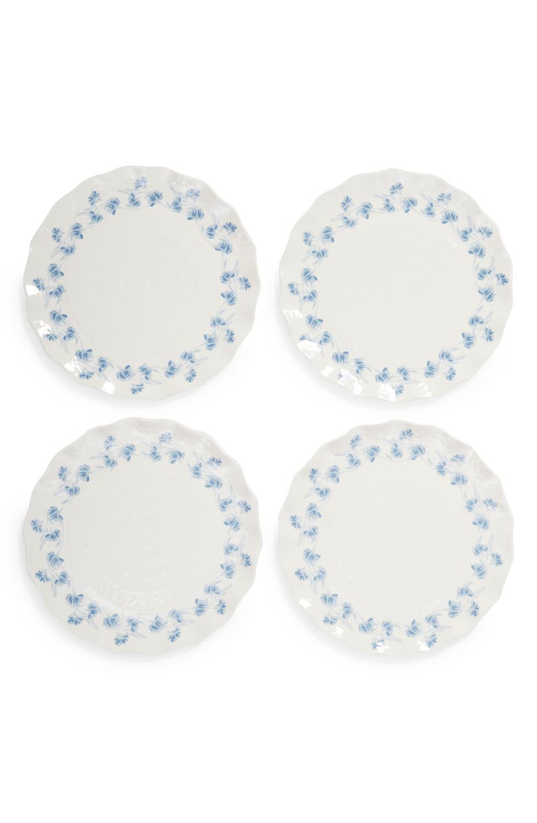 Rachel Parcell Set of 4 Melamine Dinner Plates, Main, color, 