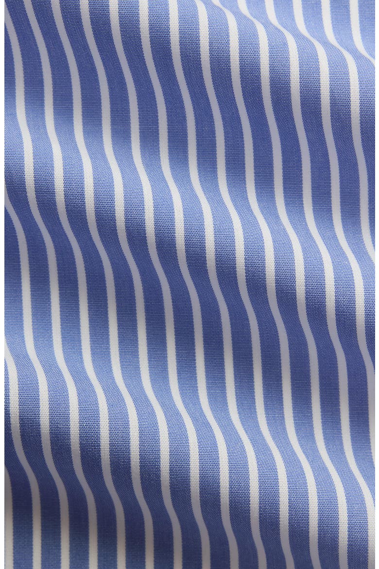 '50s Stripe Cotton Poplin Romper (Nordstrom Exclusive), Alternate, color, BLUE WHITE