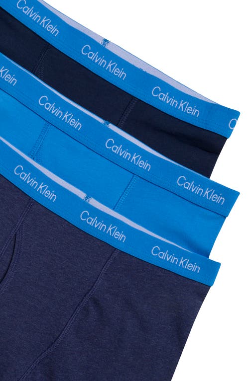 Calvin Klein Kids' Assorted 3-pack Stretch Cotton Boxer Briefs In Multi