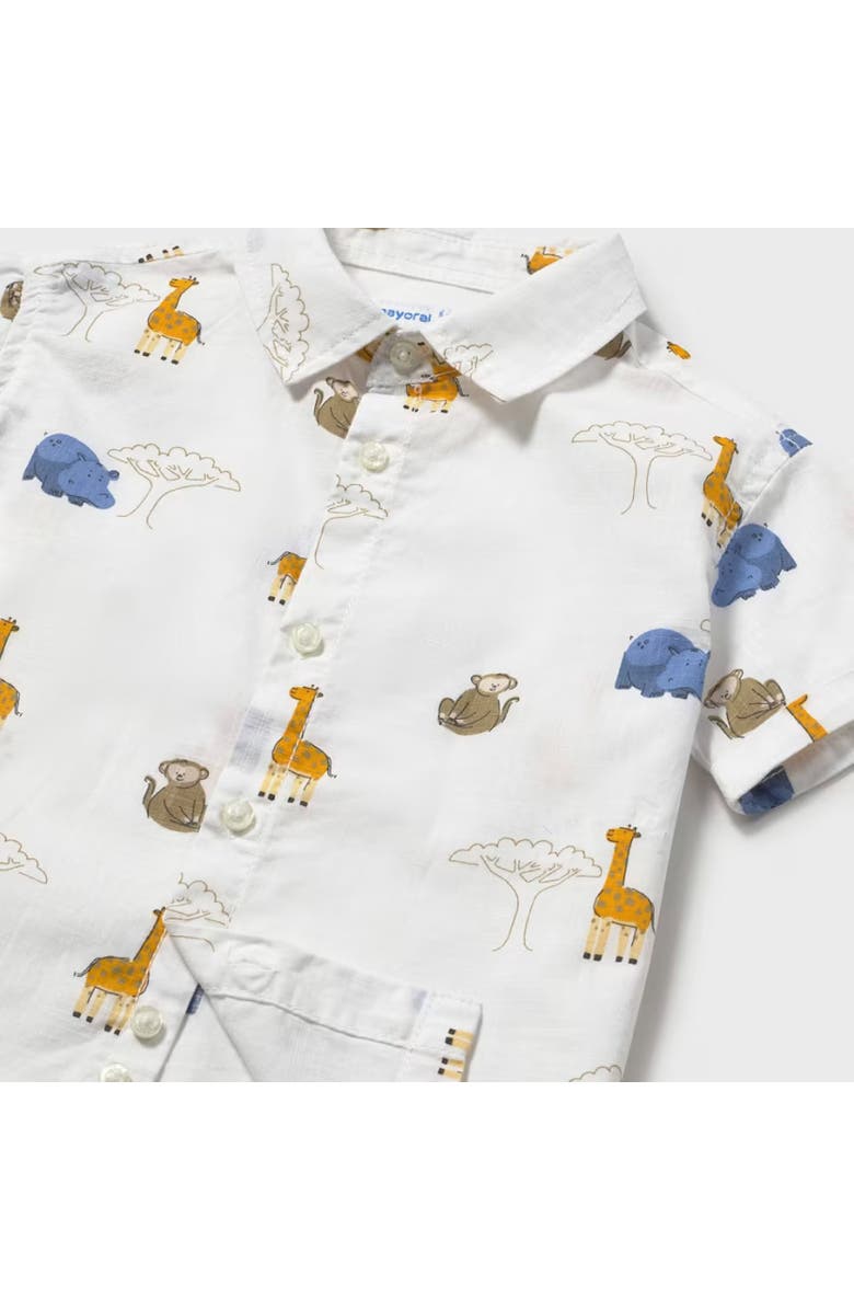 Mayoral Safari Shirt, Alternate, color, White