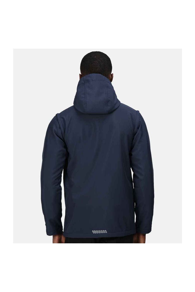 Erasmus 4 In 1 Soft Shell Jacket, Alternate, color, Navy