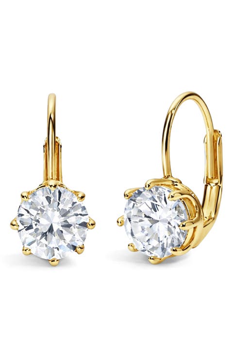 Solitaire Glow Drop Earrings