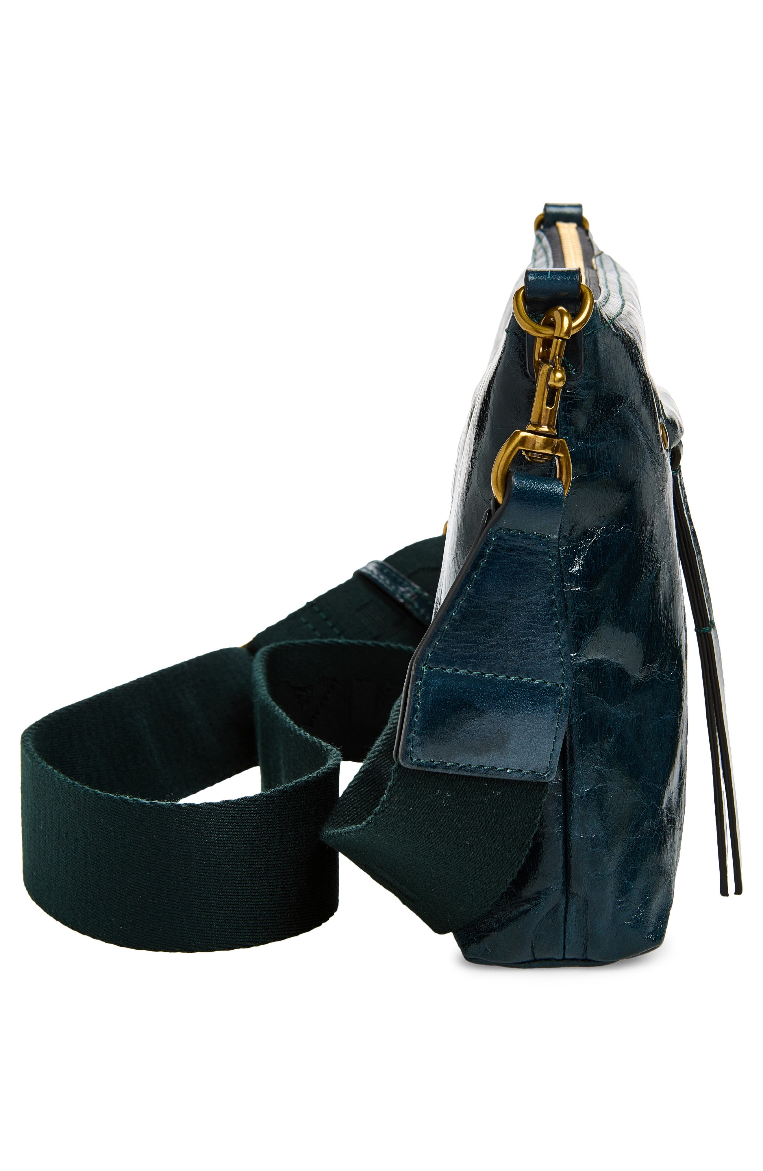 Nessah Wardy Leather Crossbody Bag, Alternate, color, DEEP TEAL