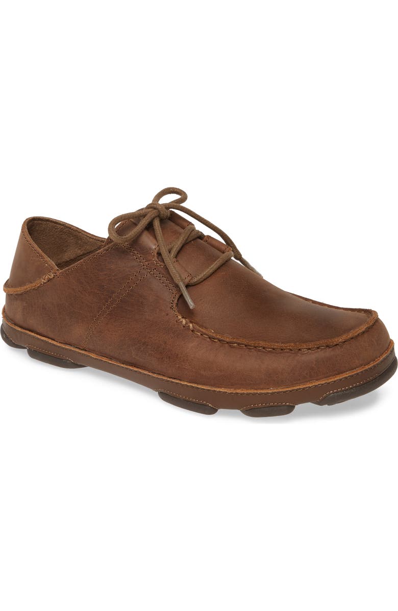 OluKai 'Ohana Li Ili Moc Toe Derby, Main, color,