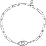 EFFY Diamond Evil Eye Chain Bracelet