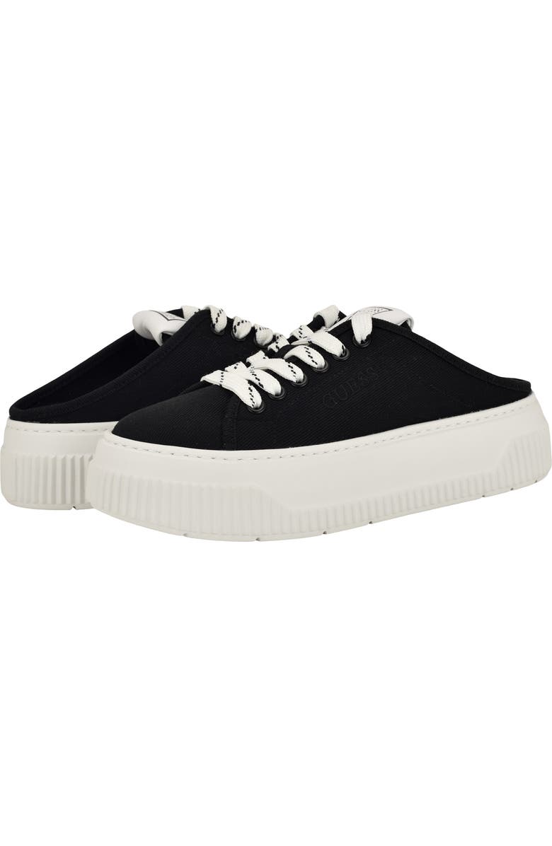 GUESS Nudge Platform Slip-On Sneaker, Alternate, color, Black