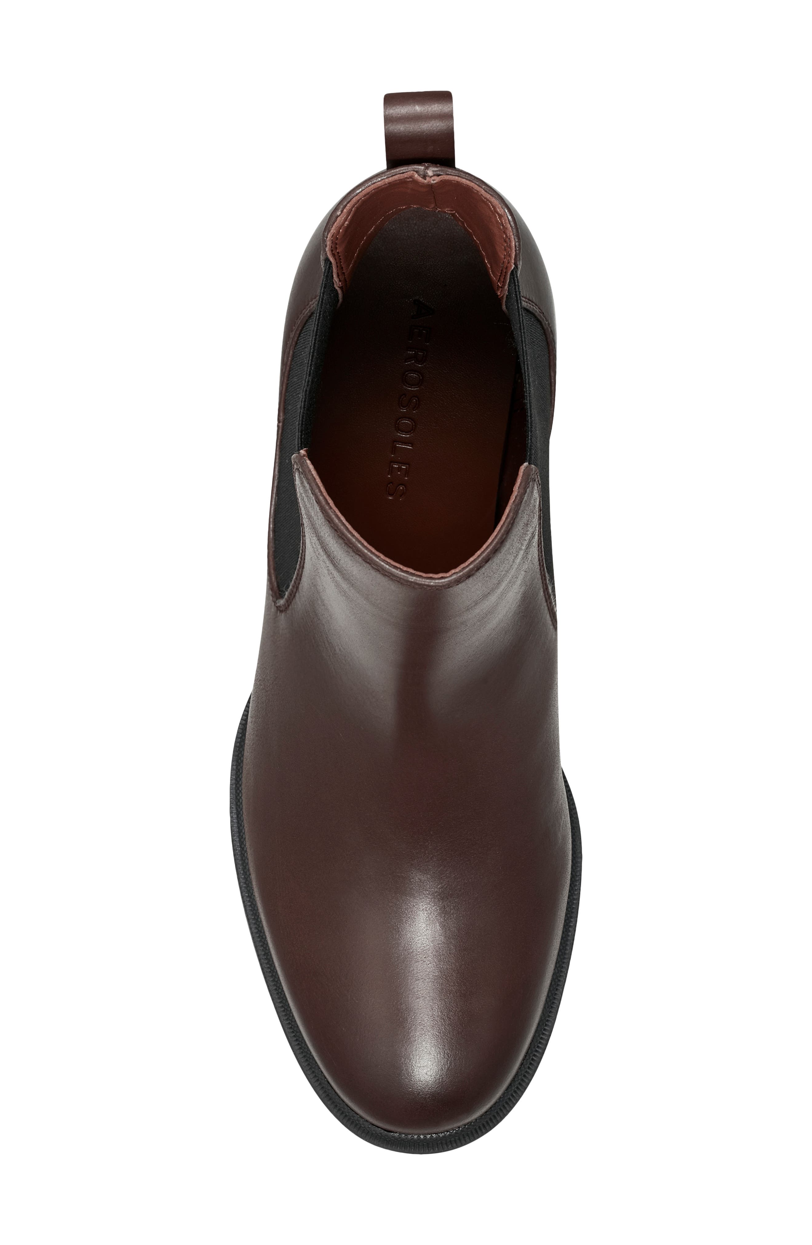 Emelia Chelsea Boot, Alternate, color, BROWN LEATHER