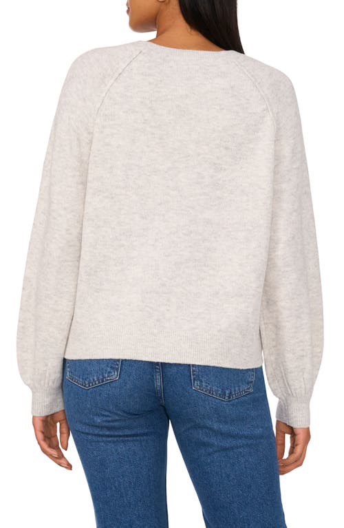 Vince Camuto Raglan Sleeve Sweater In White