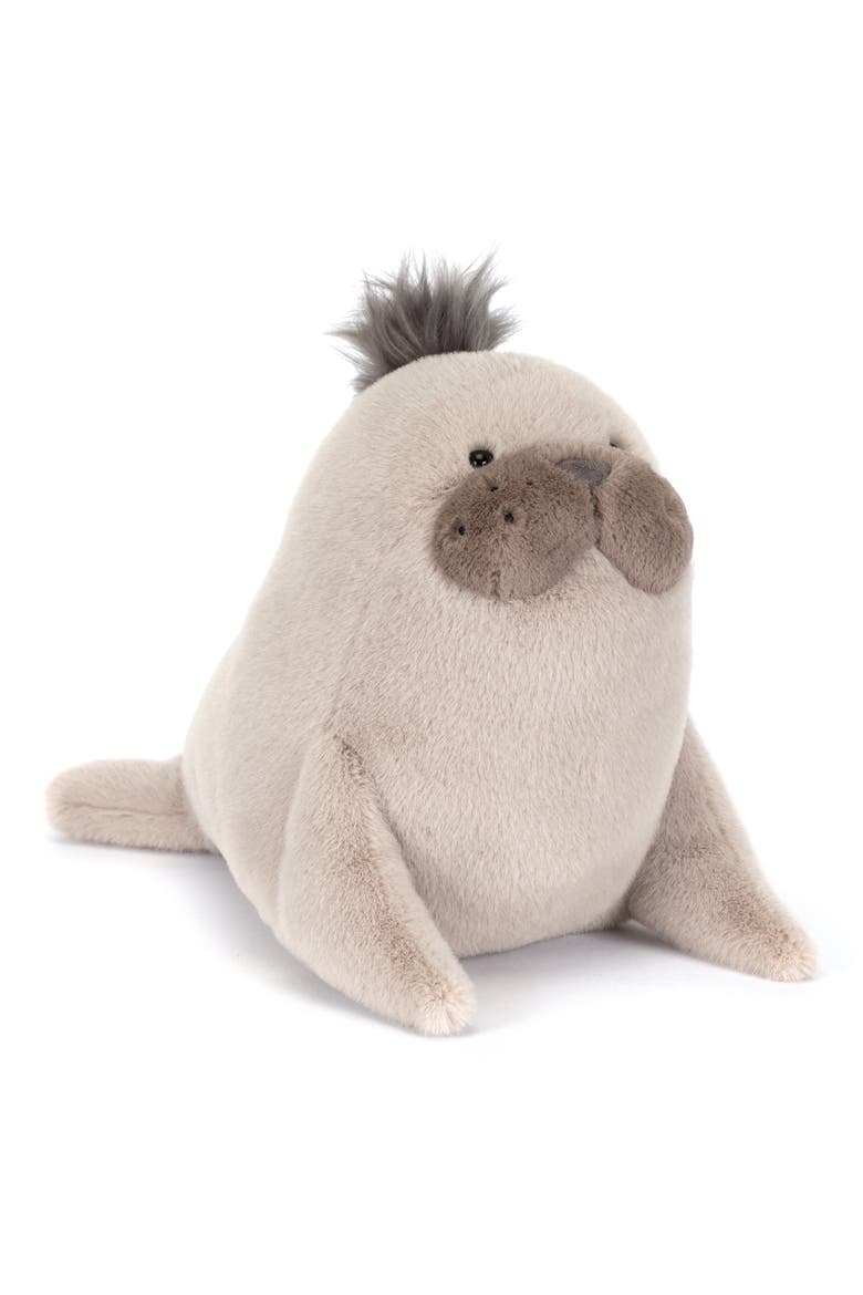 Roarwell Sea Lion Large Plushie, Main, color, GREY