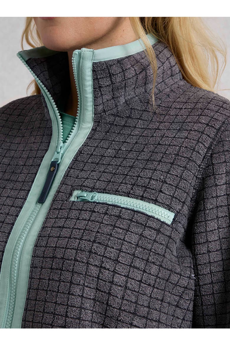 Tilly 1/4 Zip Grid Fleece, Alternate, color, Navy