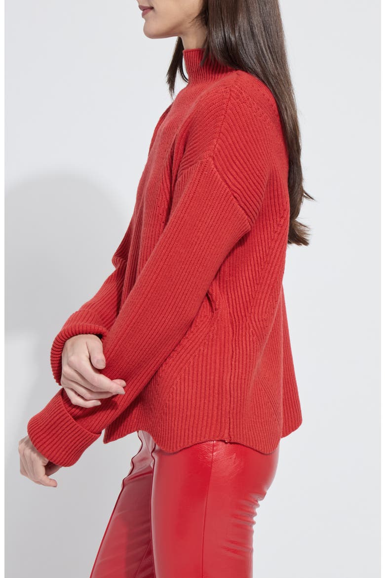 Hyacinth Rib Sweather, Alternate, color, EXTRA ORDINARY RED