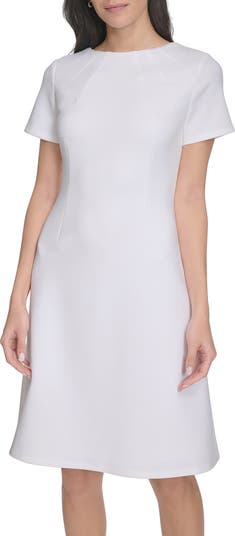 Short Sleeve A-Line Dress
