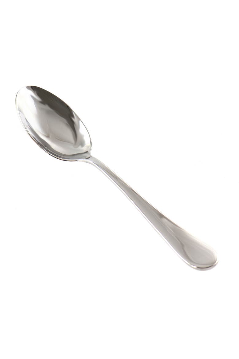 8 Piece Stainless Steel Dinner Spoon Set, Alternate, color, Silver