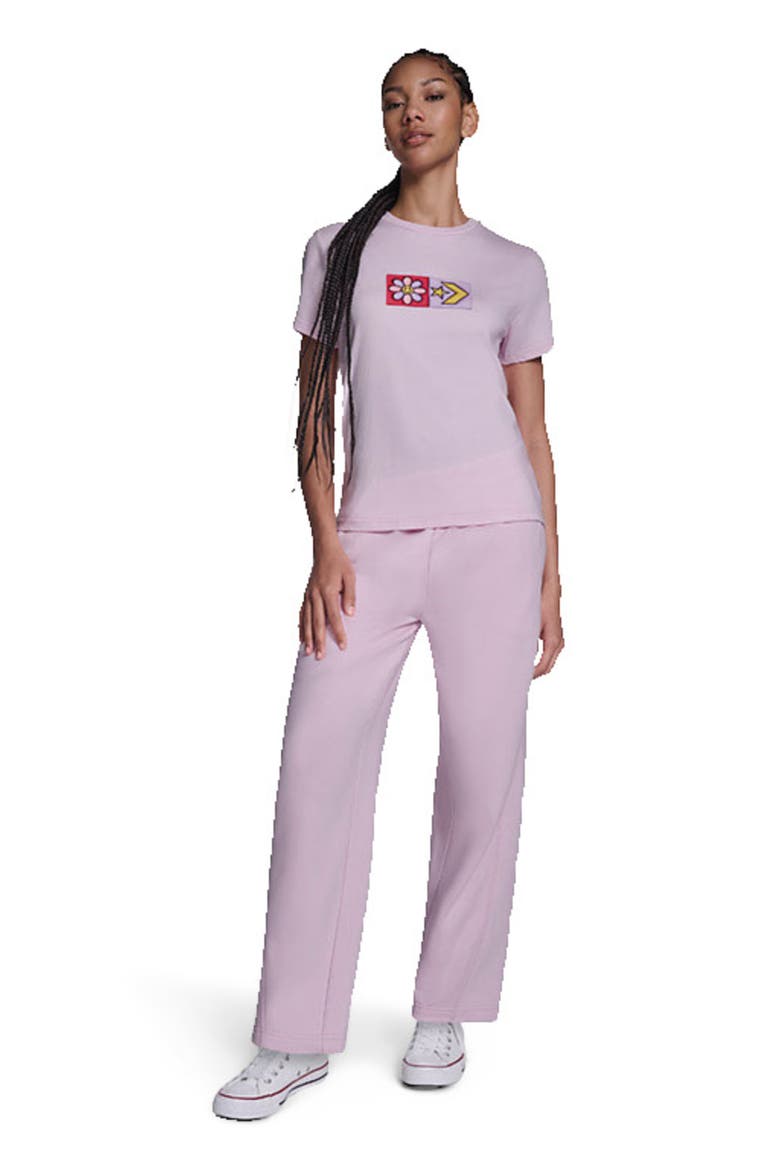 Flower Grid T-Shirt, Main, color, NEW FOUND BLOOM
