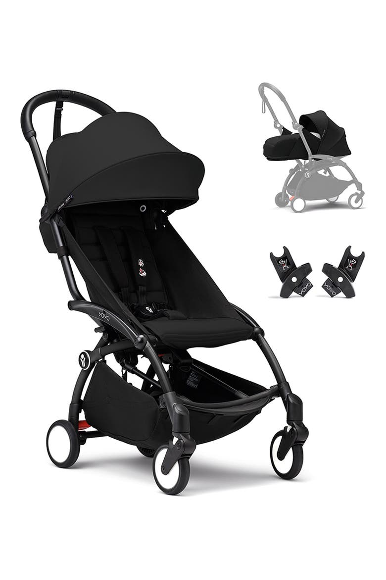 YOYO³ From Newborn to Toddler Stroller $688 Value, Main, color, BLACK