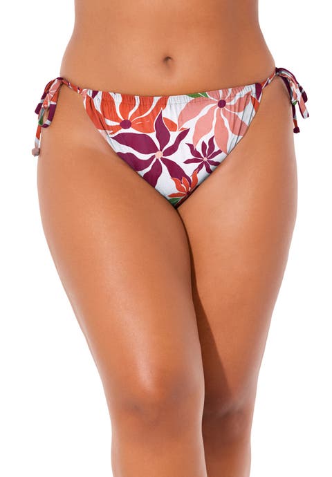 Shirred Mesh Swim Brief & Skirt Set (plus Available)