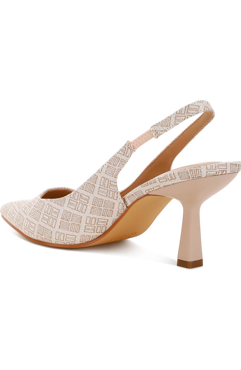 LONDON RAG Faina Slinback Pointed Toe Pump, Alternate, color, Beige