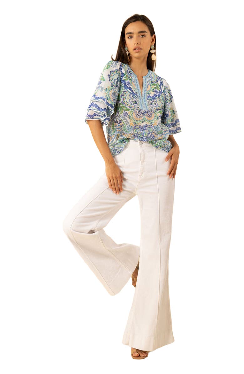 Hale Bob Braelyn Voile Top, Main, color, 