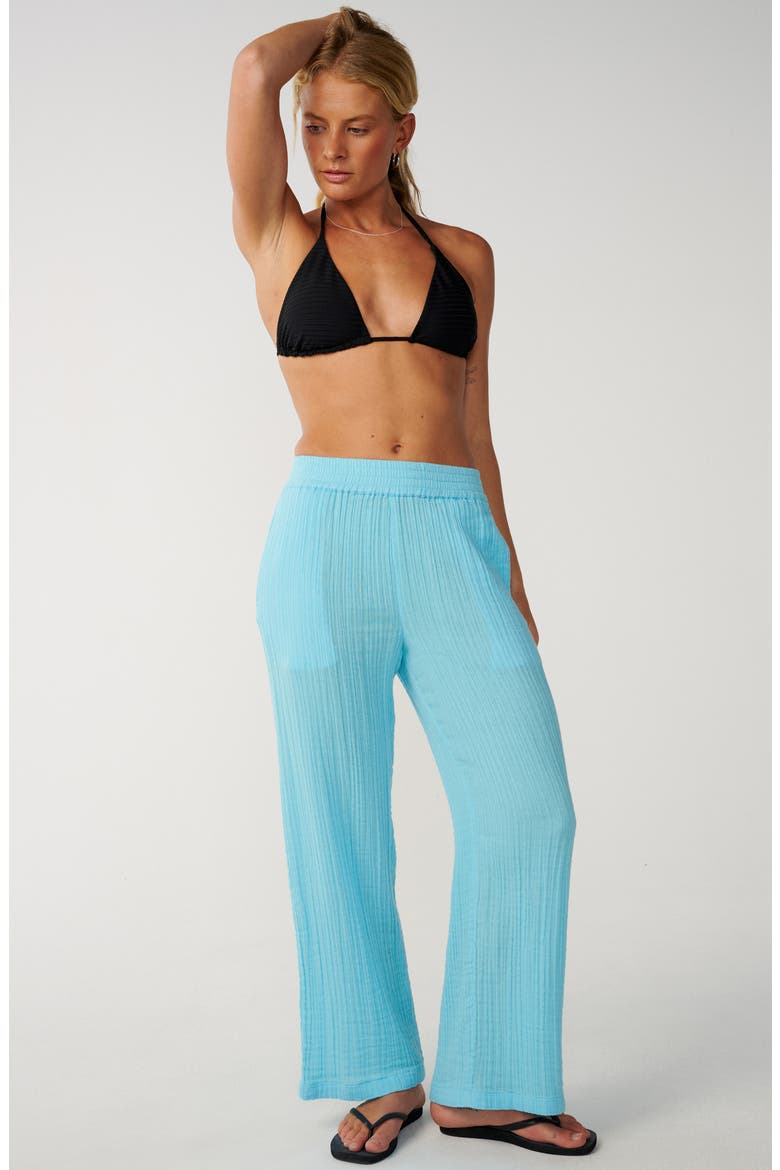 Premium Surf Cotton Pants, Alternate, color, SKY BLUE