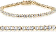 Bliss Diamond 3 Ct Lab Grown Diamond Tennis Bracelet 7" 14k Gold