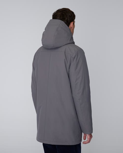 Quartz Co. Alban | Hooded Insulated Winter Jacket In Steel Grey