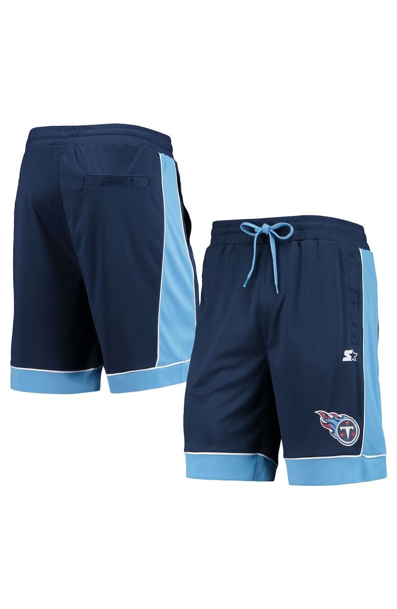 STARTER Men's Starter Navy/Blue Tennessee Titans Fan Favorite Fashion Shorts, Main, color, Navy