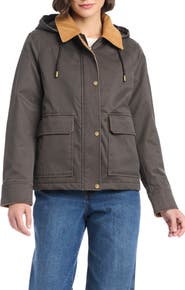 Sanctuary Hooded Waxed Jacket