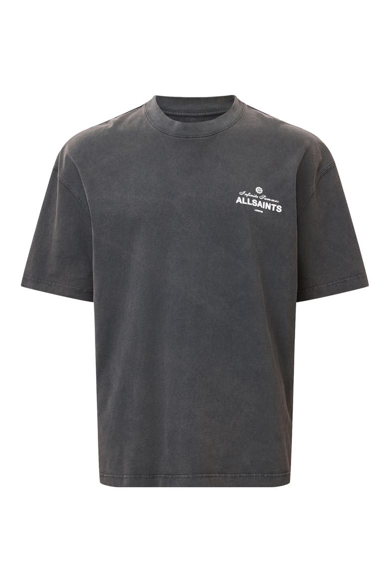 Soleil Graphic T-Shirt, Alternate, color, WASHED BLACK