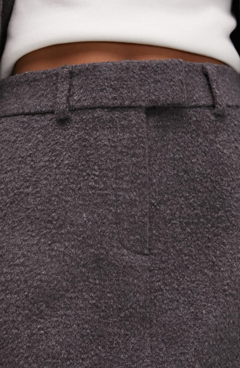 Topshop Brushed Miniskirt, Alternate, color, 