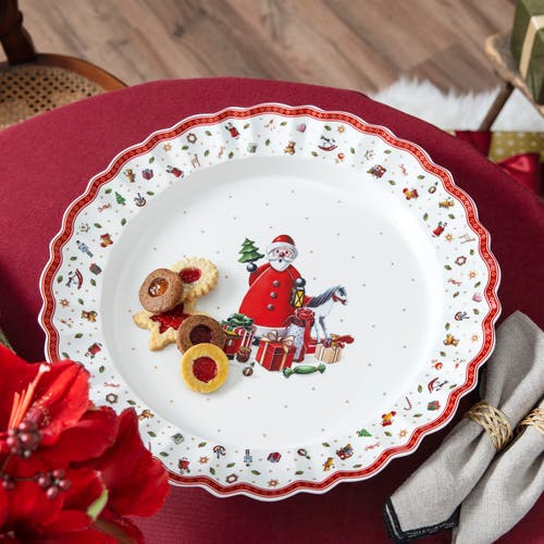 Villeroy & Boch Christmas Toy's Delight Serving Platter In Red