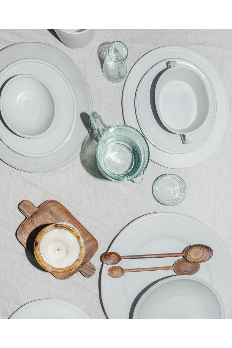 Cloud Oval Dinner Plate - Set of 4, Alternate, color, Grey