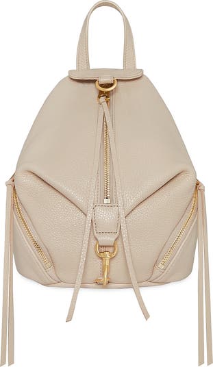 Rebecca Minkoff Mini Julian Pebbled Leather Convertible Backpack