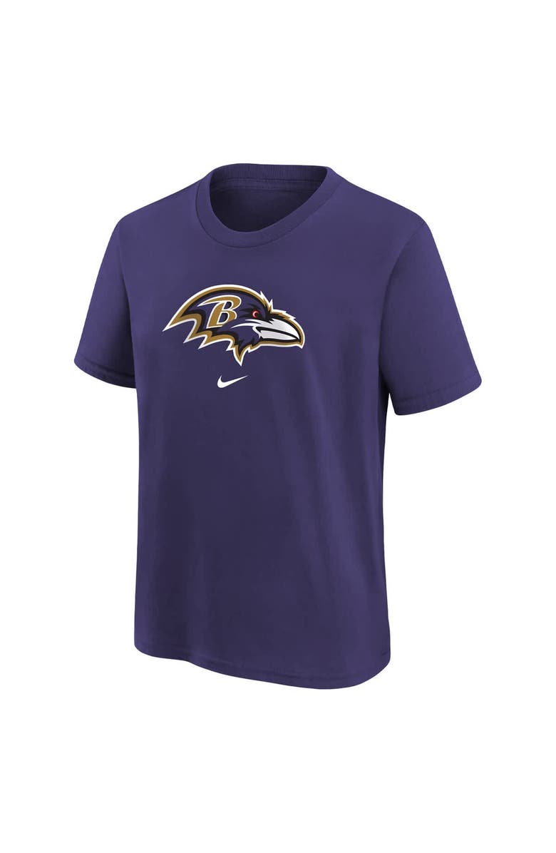 Nike Preschool Nike Purple Baltimore Ravens Team Wordmark T-Shirt, Alternate, color, Purple