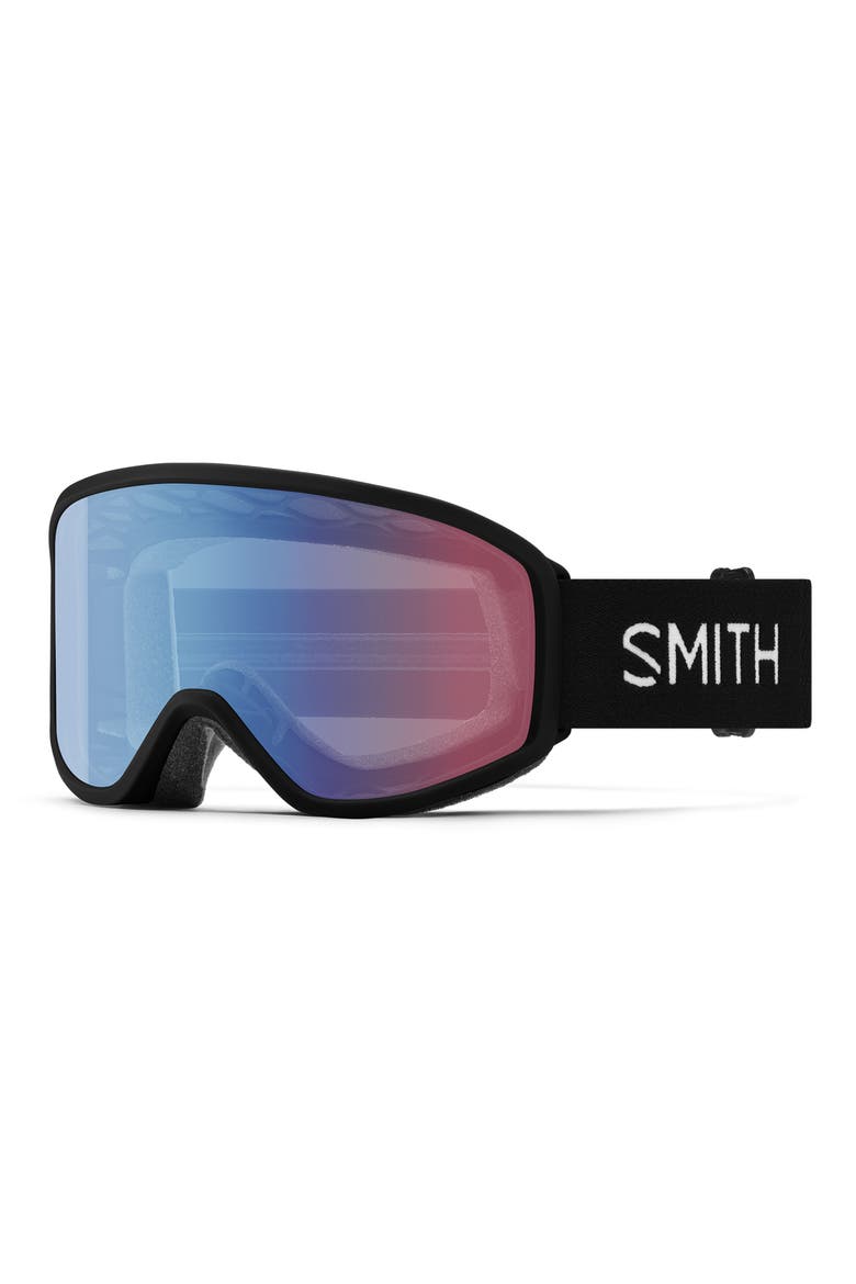 Reason Cylindrical Carbonic-X Over the Glasses Snow Goggles, Main, color, BLACK / BLUE SENSOR MIRROR