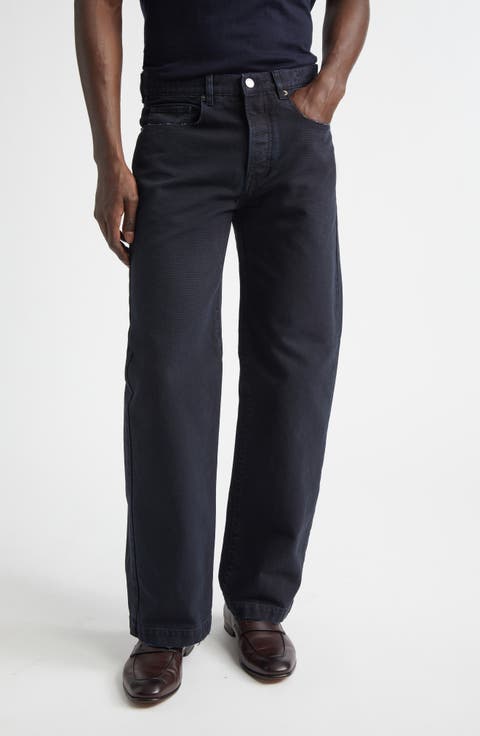 Oceano Straight Leg Canvas Trousers