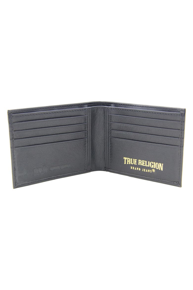 Dakar Gold Bi-Fold Wallet, Alternate, color, BLACK/GOLD