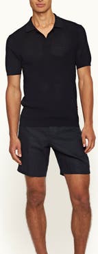 Orlebar Brown Norwich Lino Tailored Fit Smart Italian Linen Shorts