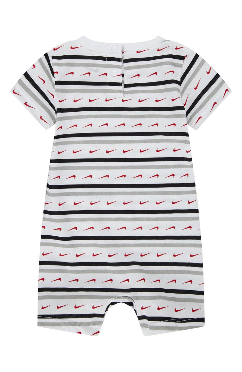 Nike Swoosh Stripe Romper, Alternate, color,