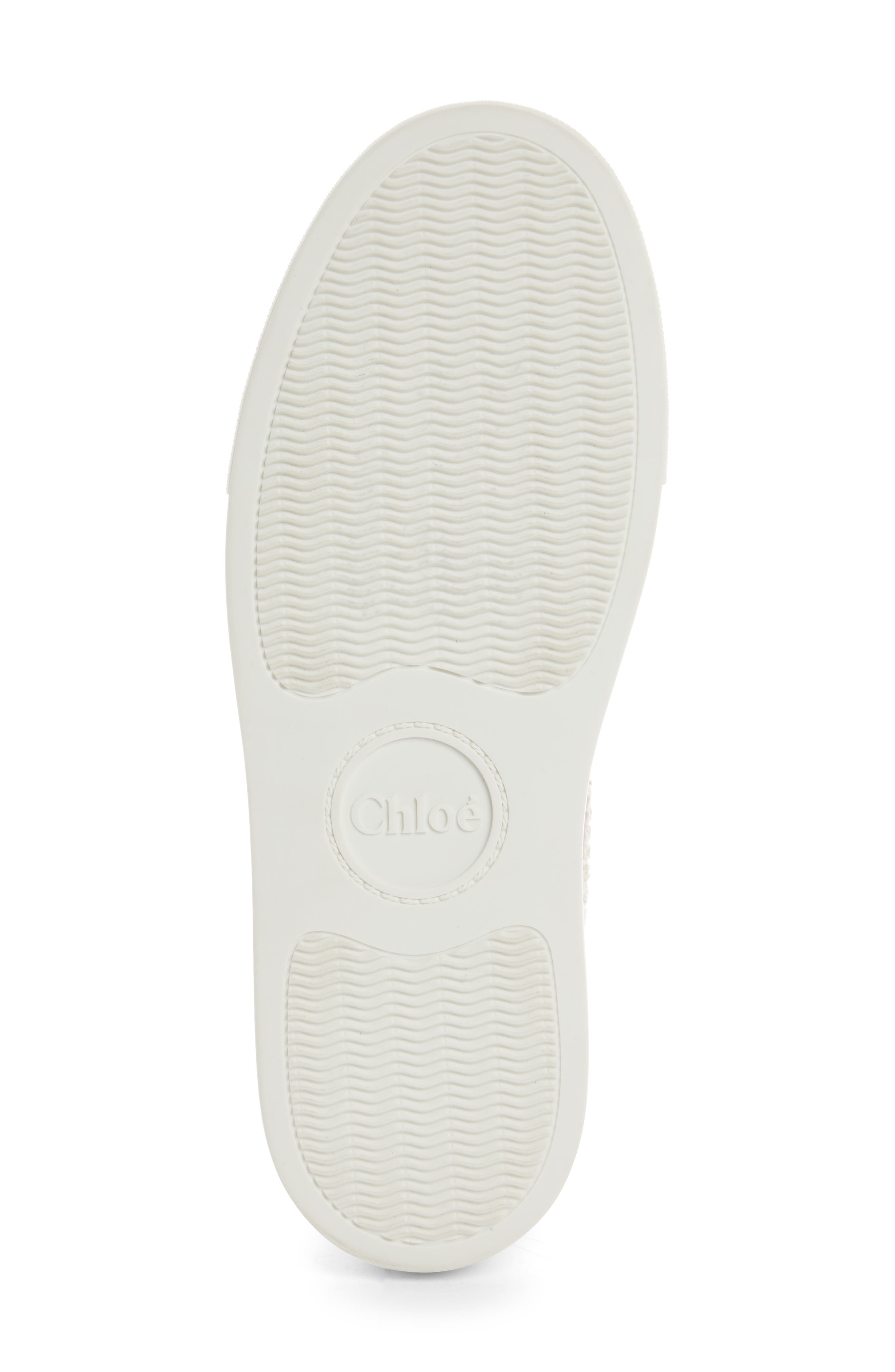 Chloé Lauren Embroidered Sneaker, Alternate, color, 
