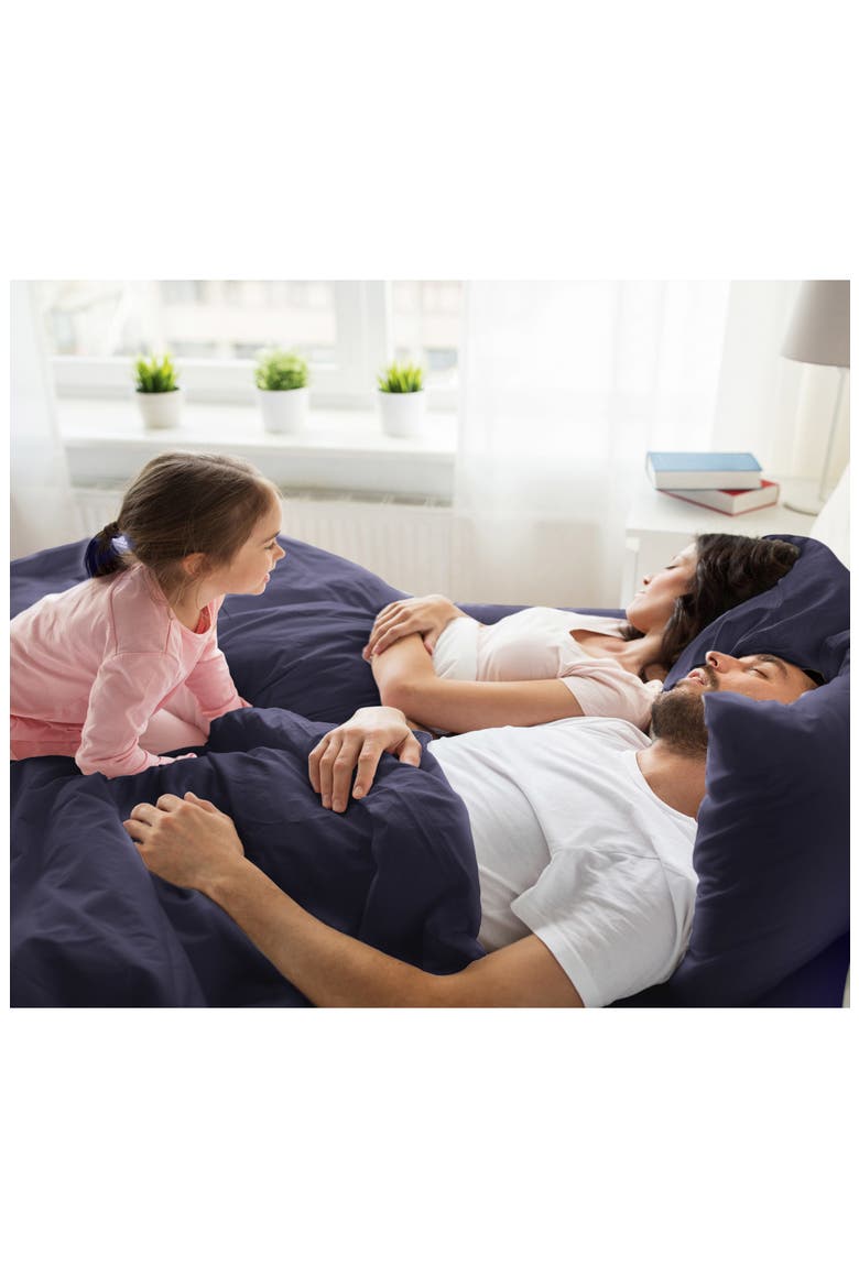 225 Thread Count Sheet Set, Alternate, color, NAVY