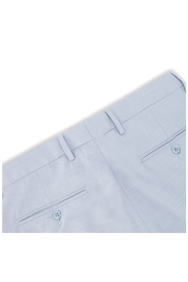 Vince Flat Front Texture Stretch Dress Pants, Alternate, color, 452 LIGHT BLUE