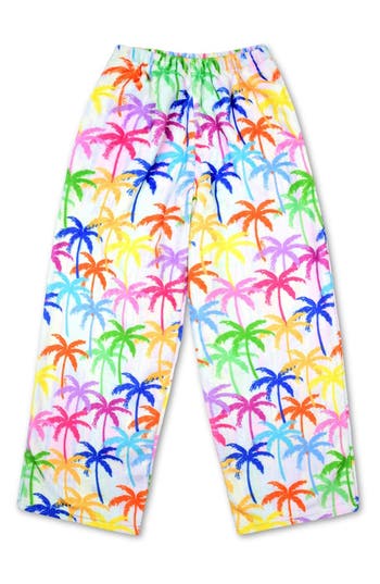 ISCREAM ISCREAM KIDS' PALM TREES PLUSH PANTS 