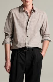 Vince Condor Plaid Button-Up Shirt