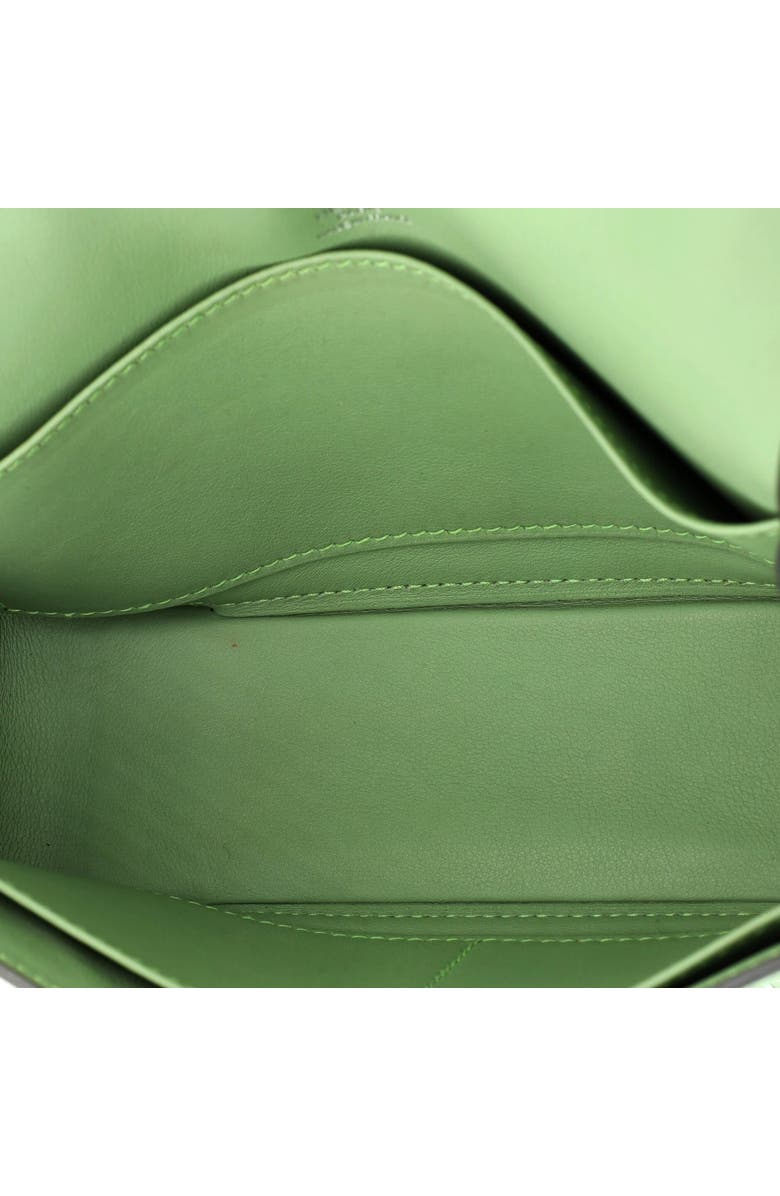 Pre-Owned Hermes Geta Bag Chevre Mysore, Alternate, color, Vert Criquet