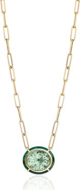GOSHWARA Melange Blue Topaz Pendant Necklace